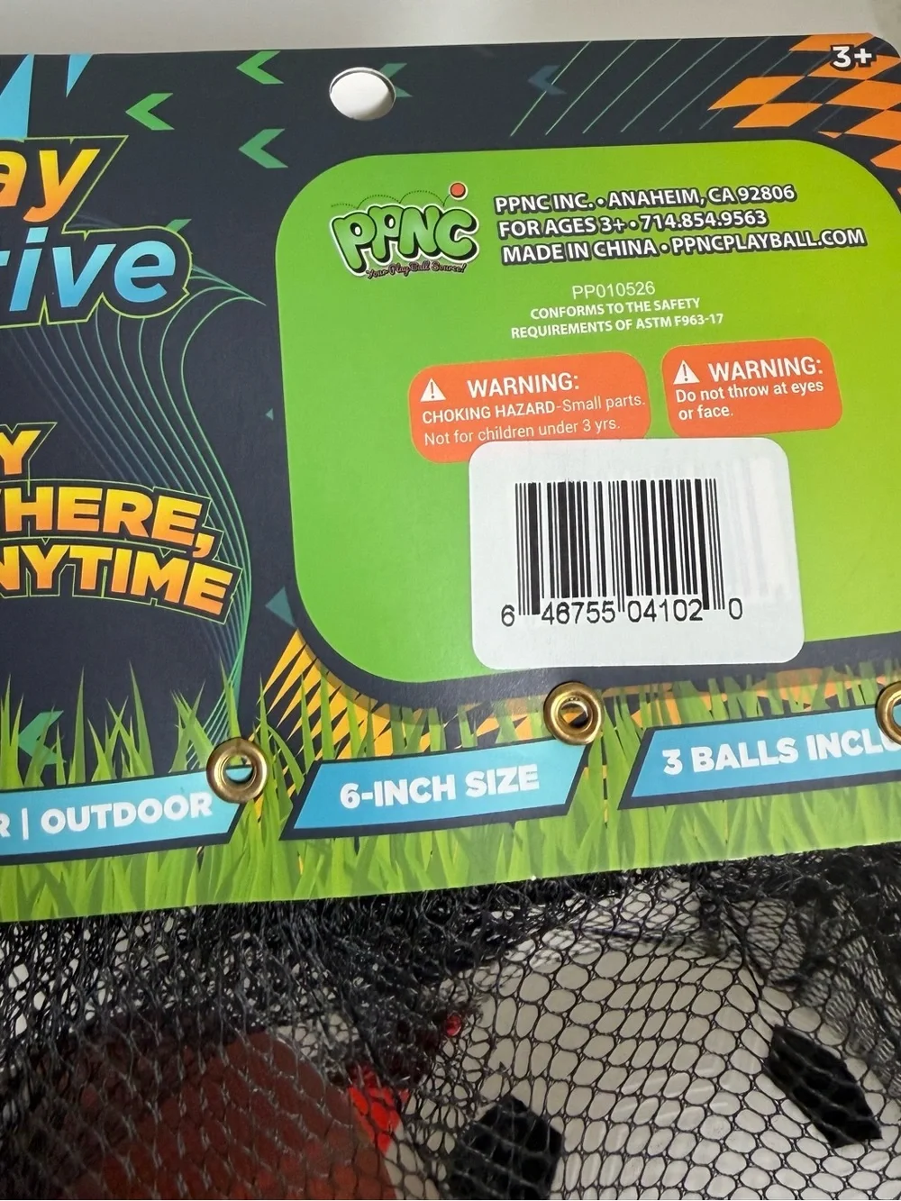 3 Mini Pack Kids Sports Balls - Orange, White, Brown